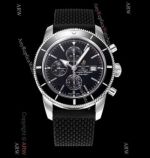 Swiss Copy Breitling Superocean Heritage Asia 7750 Watch SS Black Face